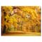 Designart - Golden Autumn Forest - Landscape Photography Canvas Print
